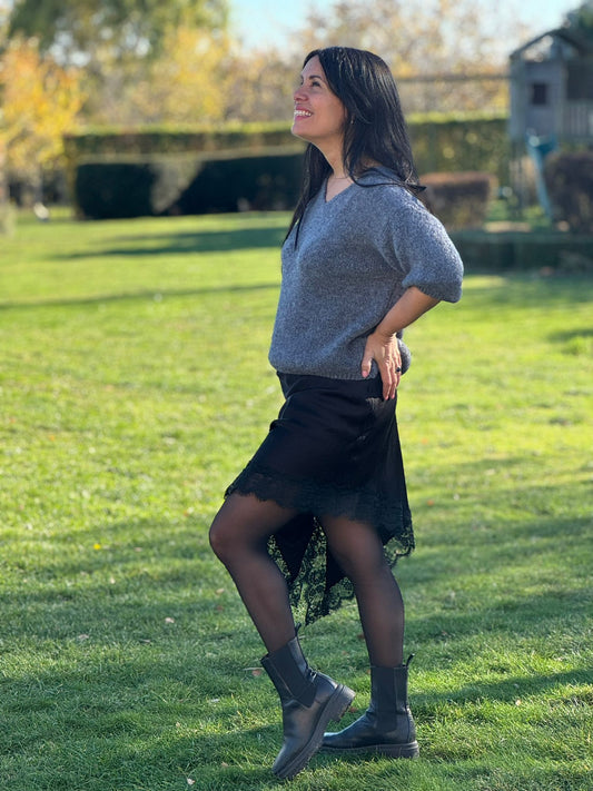 Pull à manches courtes