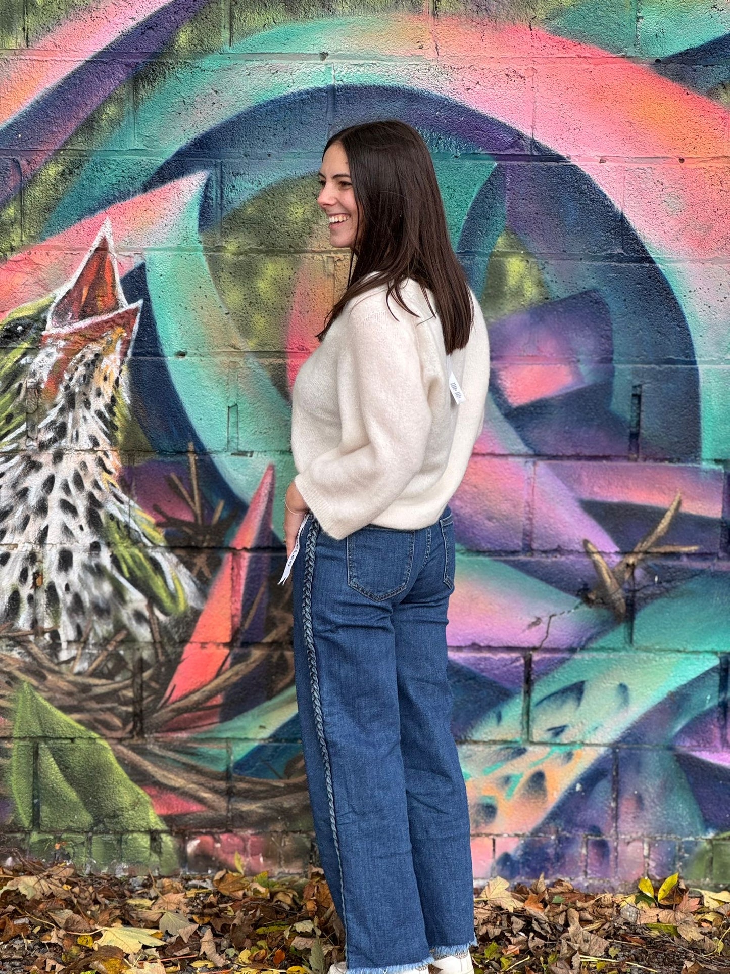 Jeans Wide Leg Femme