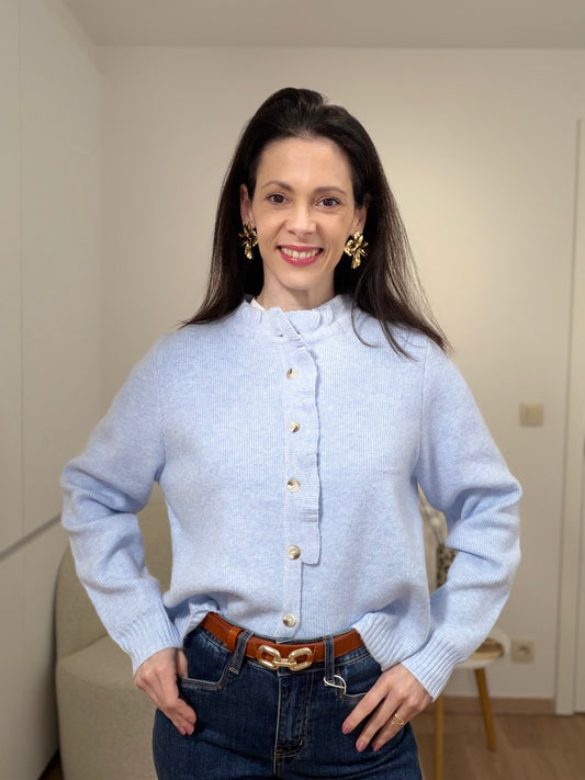 Cardigan Céleste