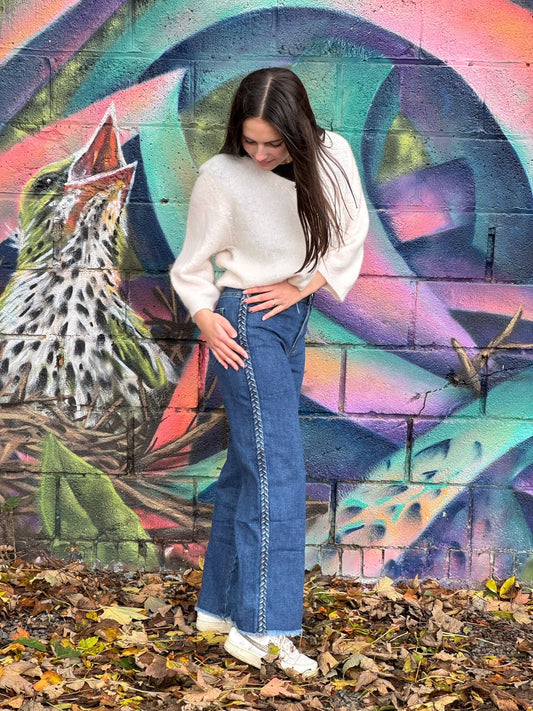 Jeans Wide Leg Femme